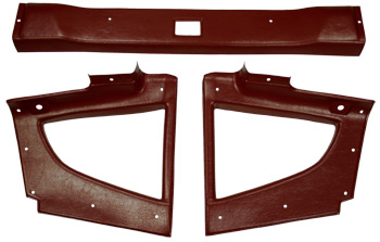 Quarter Window Trim Set, Red, 70-73 240Z