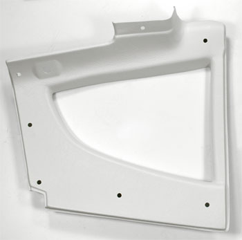 Quarter Window Trim, Left, White, 70-73 240Z