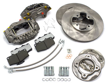 Re-Introductory Special! XL Four Piston Caliper Kit, Stage 1, 70-73 240Z