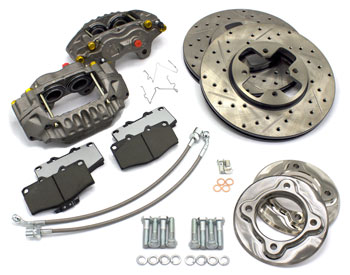 Re-Introductory Special! XL Four Piston Caliper Kit, Stage 2, 70-73 240Z