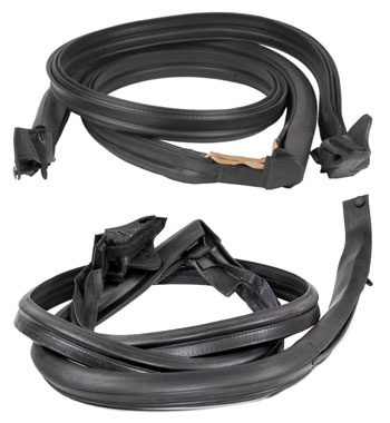 Reproduction Door Weatherstrip Set, L & R, On Body, With T-Top, 90-96 300ZX Coupe