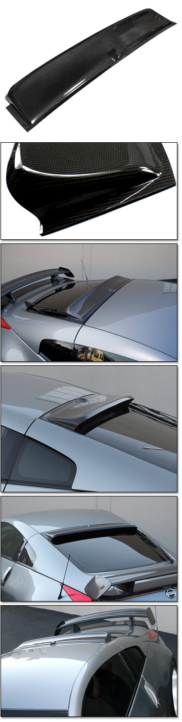 Roofline Wing, Carbon Fiber, 03-08 350Z Coupe