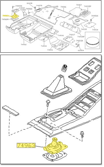 Shift Boot, Inner Upper, 84-89 300ZX