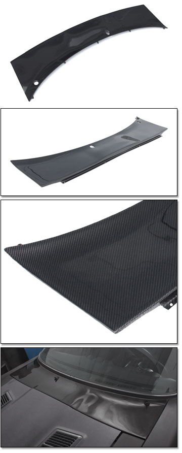 Smooth Cowl Panel, Carbon Fiber 70-78 240Z-260Z-280Z