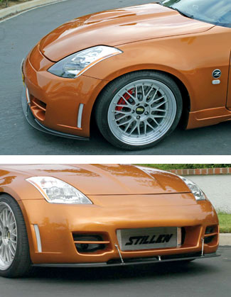 Steve Millen Series-2 Front Fascia Splitter, 03-09 350Z