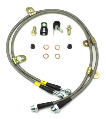 StopTech Stainless Steel Brake Lines, Front, 09-20 370Z