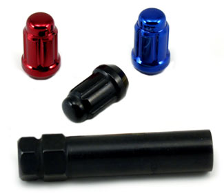 Tuner Style Locking Lug Nut Kit, 5 Lug