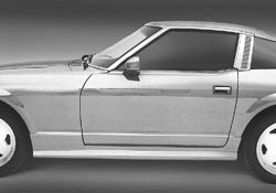 Type-2 Fiberglass Side Skirt Kit, 79-83 280ZX Coupe