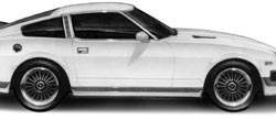 Urethane Side Skirt Kit, 79-83 280ZX Coupe