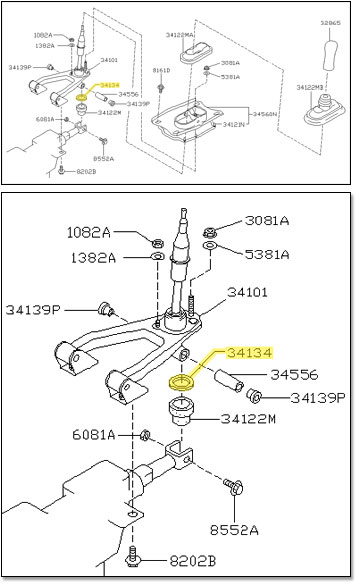 Factory Washer, Shift Lever Boot, 90-96 300ZX