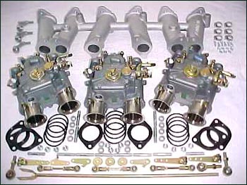 Weber Triple Carburetor Kit, 40 DCOE