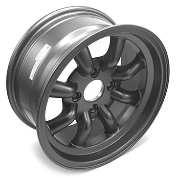 NEW! Konig Rewind Matte Graphite 15x7" Wheel Kit, 70-85* 240Z-260Z-280Z-280ZX-300ZX