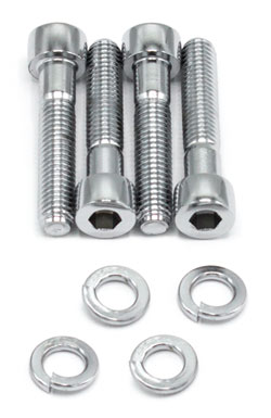 NEW! Chromed Throttle Body Bolt Set, 84-89 300ZX