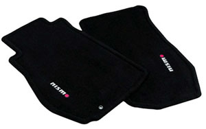 Factory Option "nismo" Logo Floor Mats, Black, 03-05 350Z