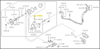 Factory Power Steering Reservoir Cap, 79 280ZX