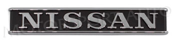 NEW! Factory Rear Deck Emblem, "NISSAN", 74-83 260Z-280Z-280ZX