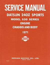 70-71 240Z Factory Service Manual