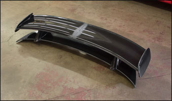 Clearance! Laguna Seca Style Wing, Fiberglass, 03-08 350Z Coupe